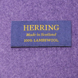 Branded Name Woven Apparel Labels With Logo Personalized Garment Labels