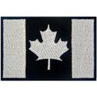 A bandeira EUA de Canadá bordou o revestimento protetor de papel sentido remendos dos crachás de pano