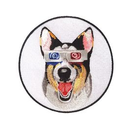 Embroidered Twill Fabric Custom Velcro Patches with Hook and Loop