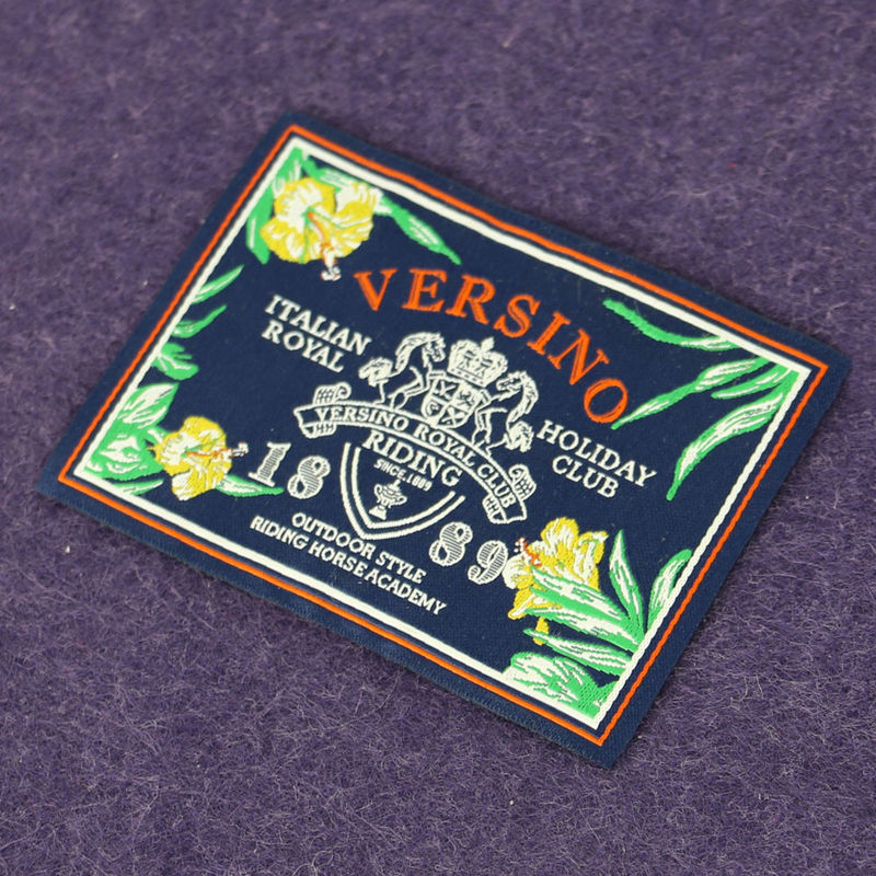 Terylene Fabric Woven Neck Labels Polyester Woven Sewing Labels Tags
