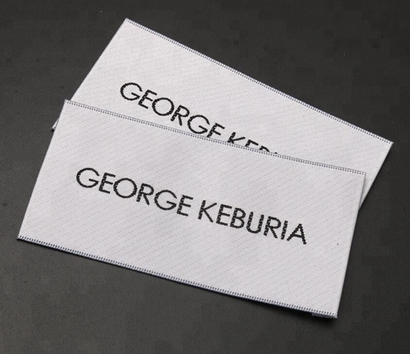 Heat Cut Personalized Fabric Labels Clothing Tags Sew In For Garment T Shirts