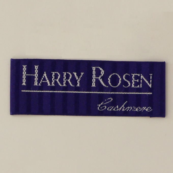 Etiquetas tecidas costura personalizadas do pescoço do cetim para camisas de T 3/4" X 2 1/2”