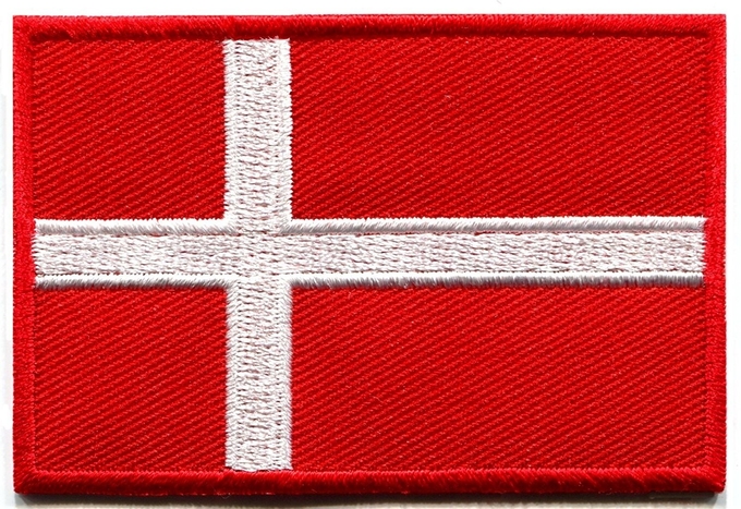 O ferro do bordado de França na bandeira remenda remendos feitos sob encomenda laváveis de pano