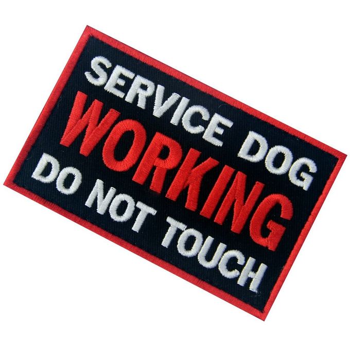 Preste serviços de manutenção ao cão o Applique bordado remendos da costura que costura nos remendos animais